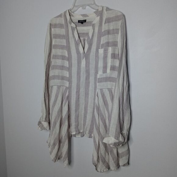 Athena Marie linen blouse size medium - Picture 4 of 6